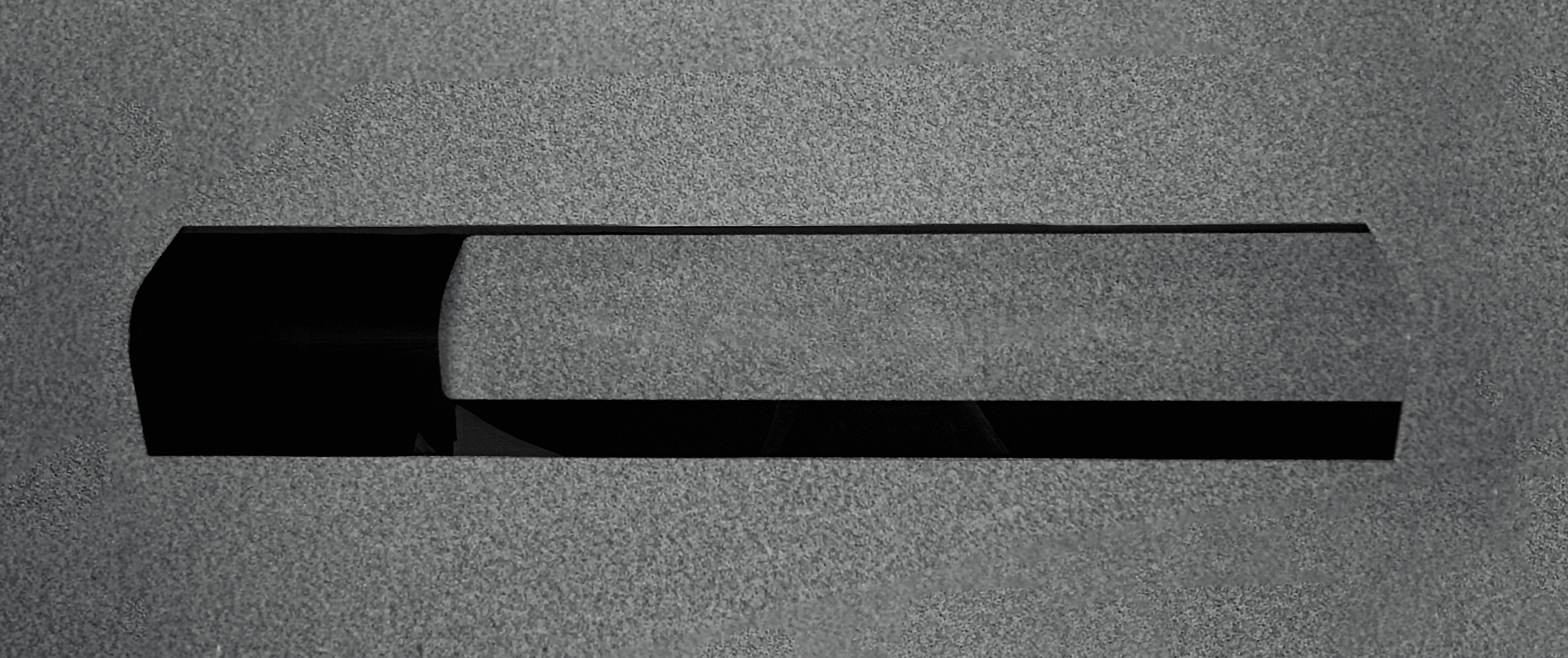 Vidrio curvado templado radio 100