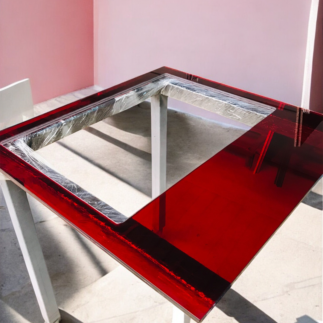 VERRE PLAT TREMPÉ COULEUR 3