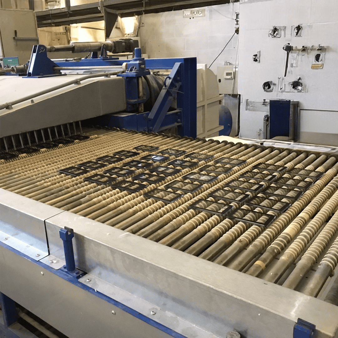 CUISSON DU VERRE PLAT SÉRIGRAPHIÉ