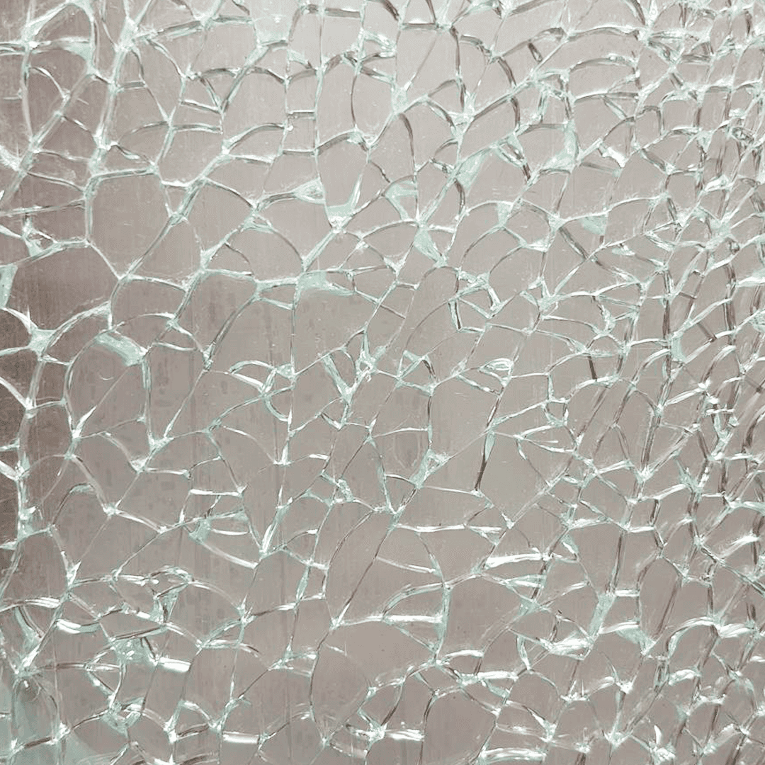 FRAGMENTACIÓN DE VIDRIO TEMPLADO 1A