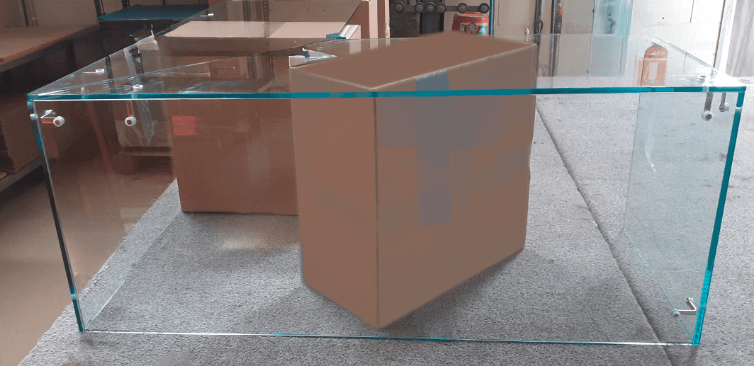 VIDRIO PLANO TEMPLADO CON TALADROS 2